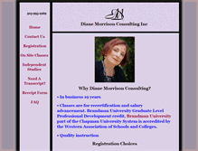 Tablet Screenshot of dianemorrison.com